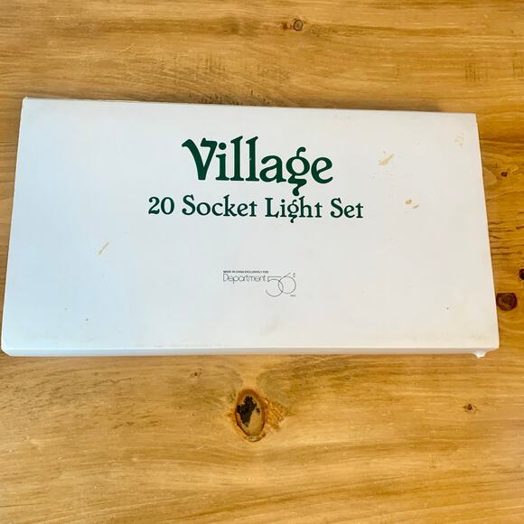 Department Dept 56 Christmas Village 20 Socket Light Set Lighting System - Picture 2 of 9